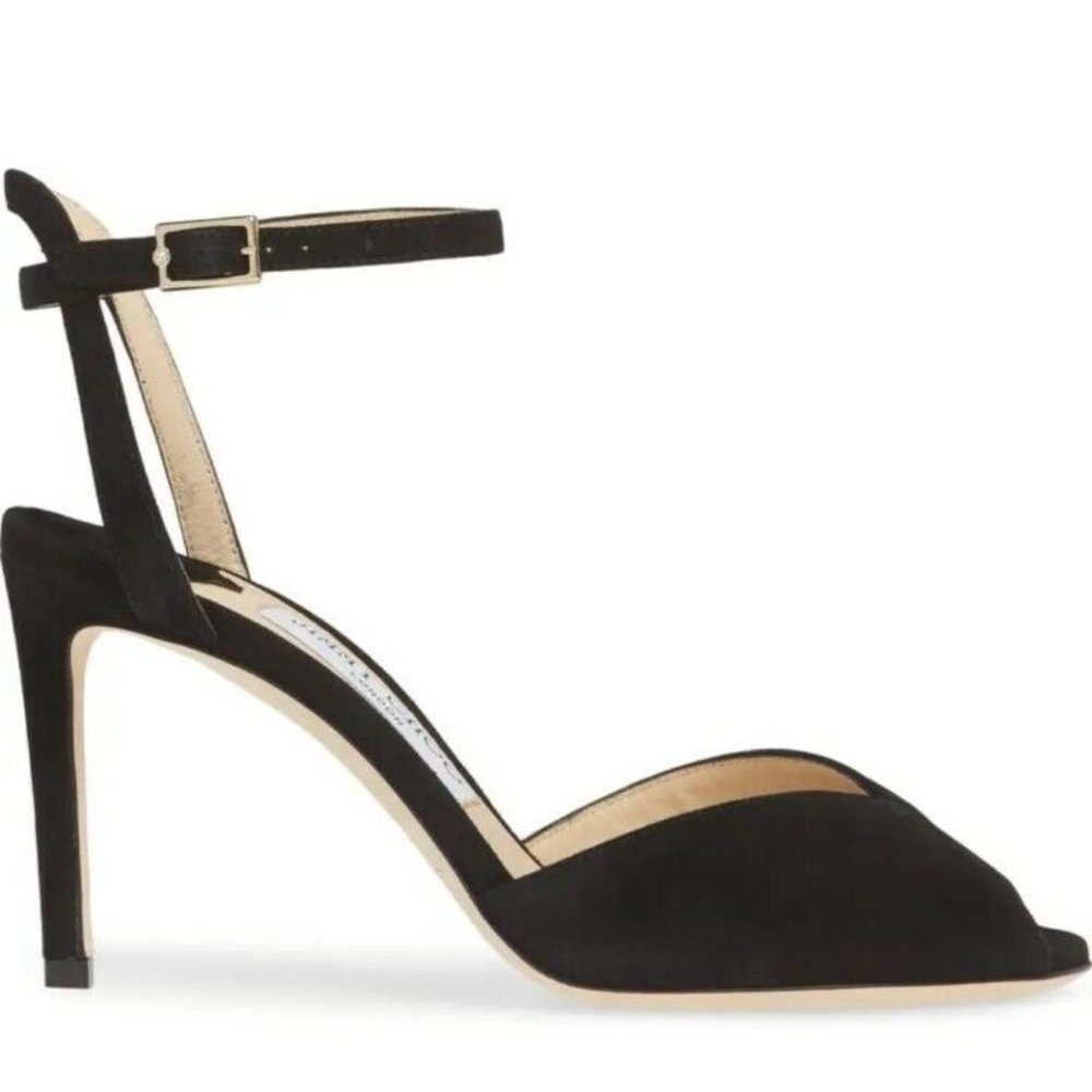 Jimmy Choo Emily Suede Crisscross Sandals